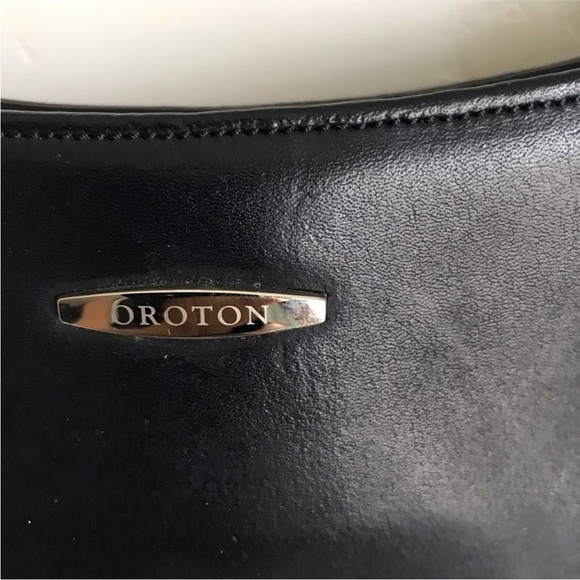 ORTON BLACK CURVED SHOULDER BAG - Picture 4 of 5